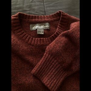 Eddie Bauer Mens Maroon Sweater - M